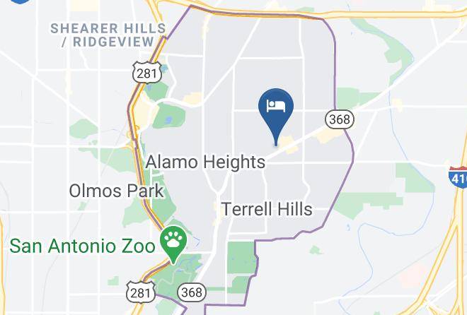 Stay Express Inn Near Ft Sam Houston Map