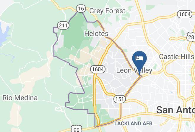 Bexar - Stay Express Inn & Suites Seaworld Medical Ctr San Antonio Maps