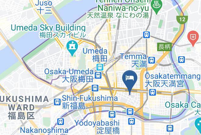 Osaka City Kita Ward - Stay Riverside Maps