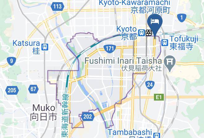 Kyoto City Minami Ward - Stay Sakura Kyoto Kyoto Station South Maps