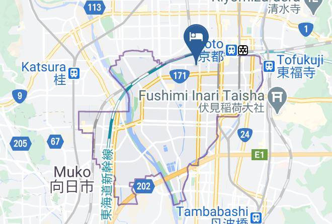 Kyoto City Minami Ward - Stay Sakura Kyoto Maps