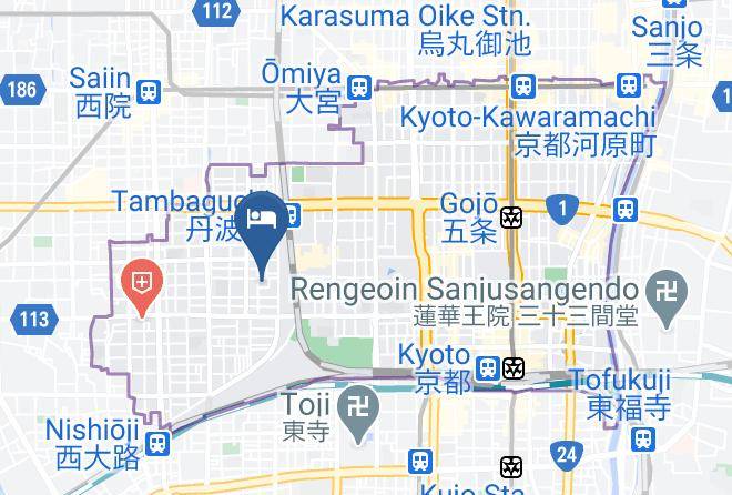 Stay Sakura Kyoto Tambaguchi Map