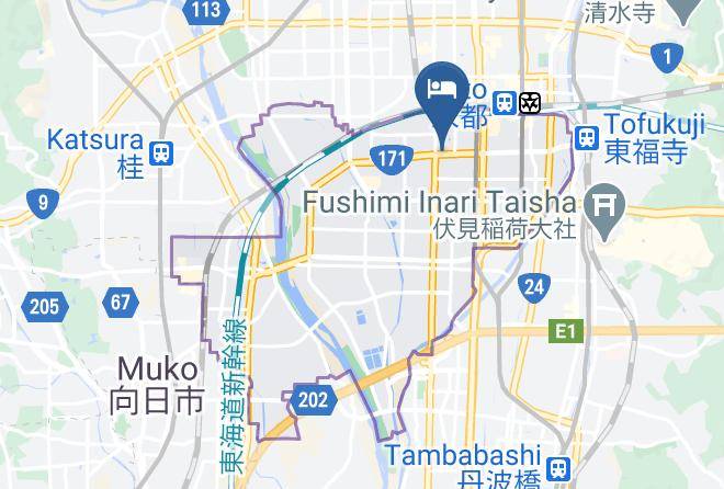 Kyoto City Minami Ward - Stay Sakura Kyoto Toji South I Maps