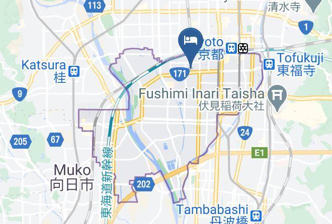 Kyoto City Minami Ward - Stay Sakura Kyoto Tsubaki Maps