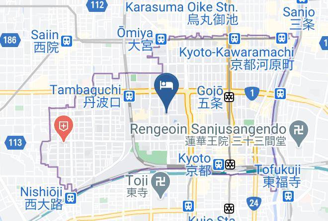 Kyoto City Shimogyo Ward - Stay Sakura Kyoto Zen Maps