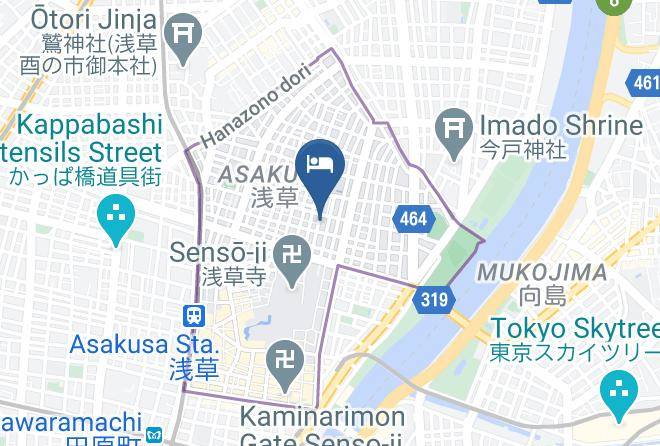 Taito Ward - Stay Sakura Tokyo Asakusa Hotel Maps