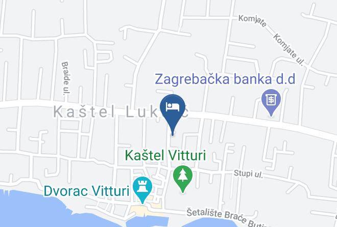Kastela - Stay Split Bay Maps