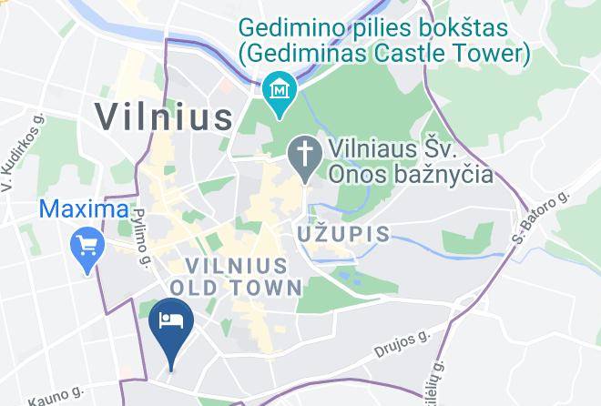 Vilnius - Stay Vilnius Family Hotel Maps