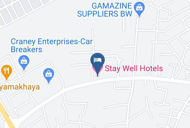 Kweneng South - Stay Well Hotels Maps