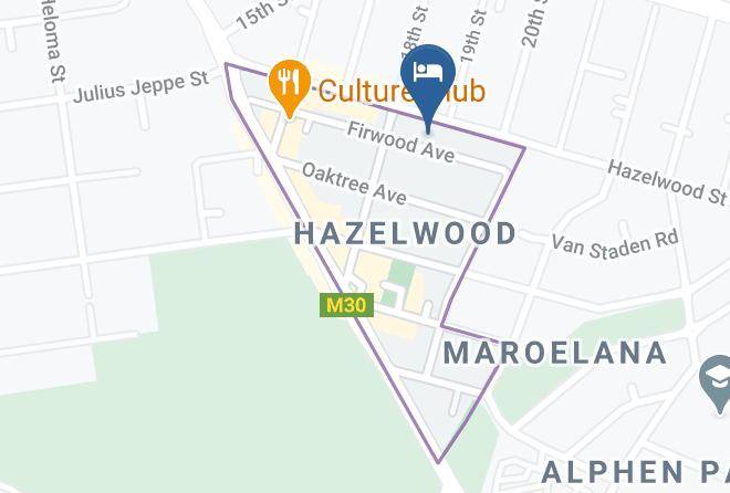 City Of Tshwane - Stay2live Hazelwood Maps