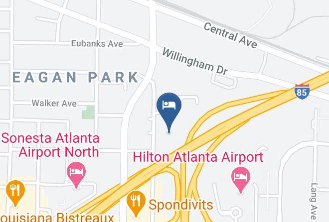 Fulton - Staybridge Suites Atlanta Airport Maps