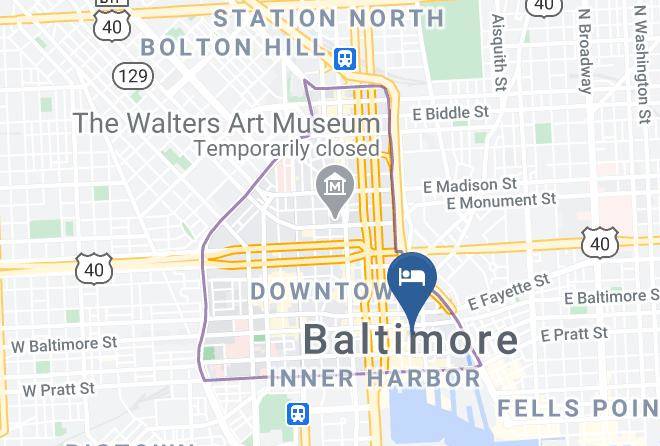 Baltimore City - Staybridge Suites Baltimore Inner Harbor Maps