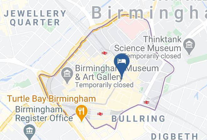 Staybridge Suites Birmingham Map