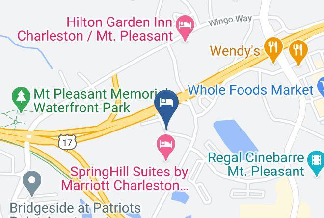 Charleston - Staybridge Suites Charleston Mount Pleasant Maps