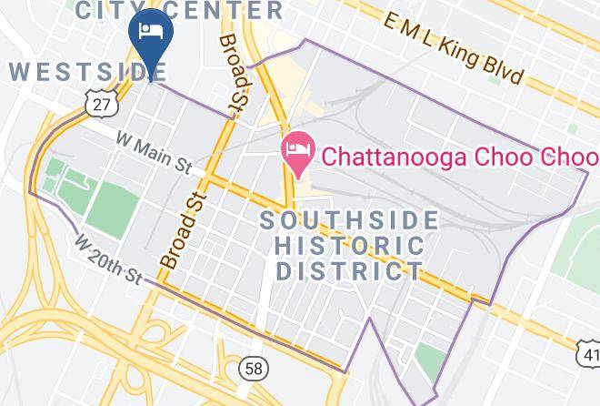 Hamilton - Staybridge Suites Chattanooga Dwtn Conv Ctnr Maps