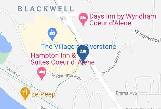 Kootenai - Staybridge Suites Coeur D'alene Maps