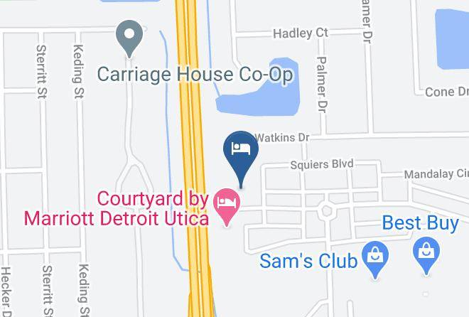 Macomb County Utica Area - Staybridge Suites Detroit Utica Maps