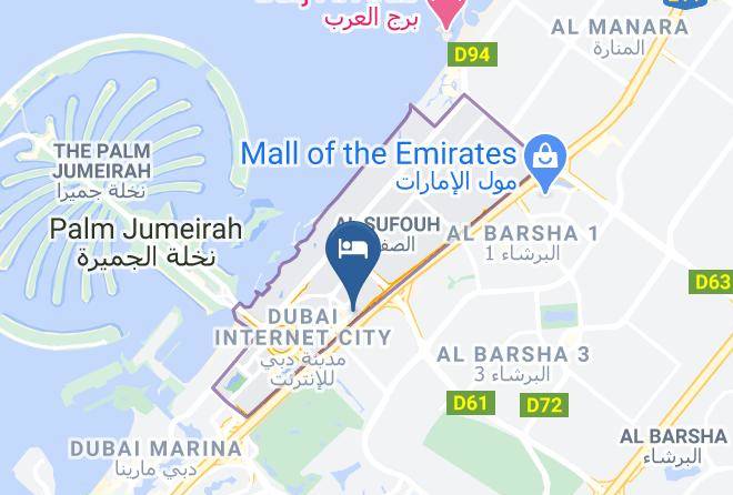 Dubai - Staybridge Suites Dubai Internet City Maps