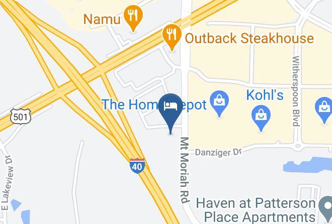 Durham - Staybridge Suites Durham Chapel Hill Rtp Maps