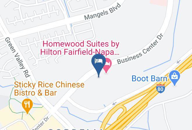 Solano - Staybridge Suites Fairfield Napa Valley Area Maps