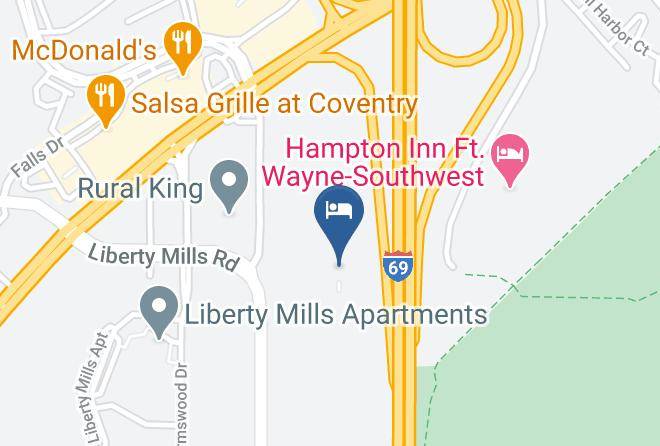 Allen - Staybridge Suites Fort Wayne Maps