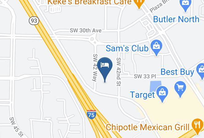 Alachua - Staybridge Suites Gainesville I 75 Maps