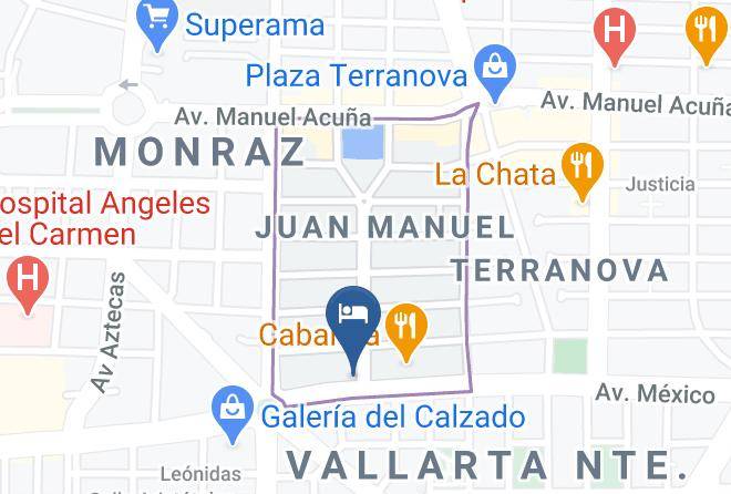 Guadalajara - Staybridge Suites Guadalajara Novena Maps