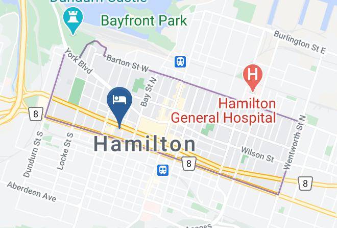 Hamilton - Staybridge Suites Hamilton Downtown Maps
