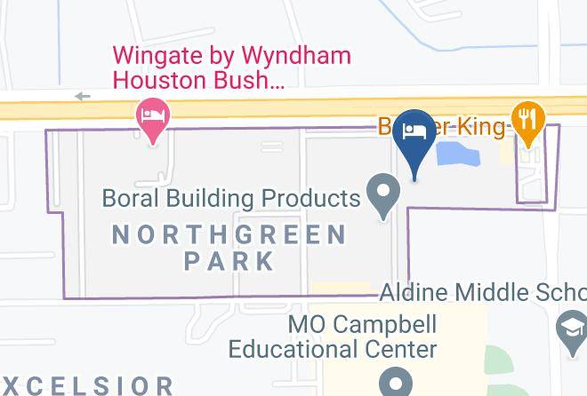 Harris - Staybridge Suites Houston Iah Beltway 8 Maps