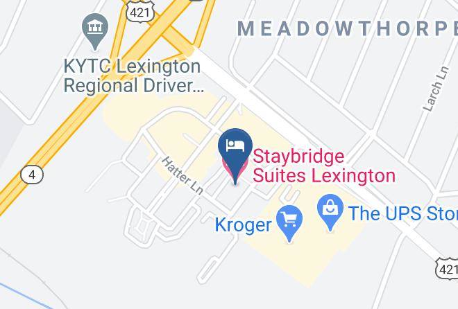 Staybridge Suites Lexington Map