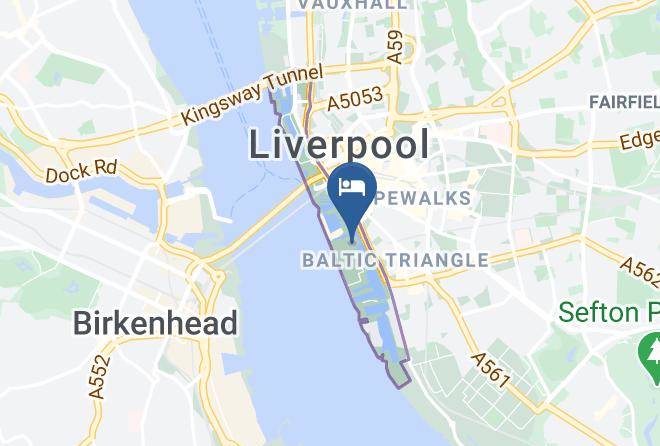 Staybridge Suites Liverpool Map