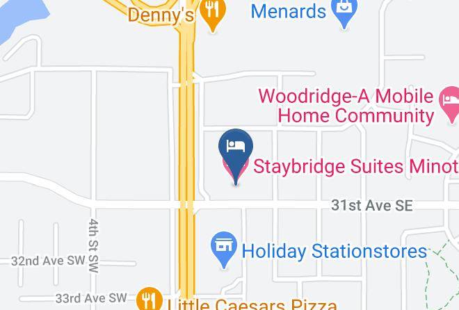 Ward - Staybridge Suites Minot Maps