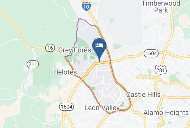 Bexar - Staybridge Suites Nw Near Six Flags Fiesta Maps