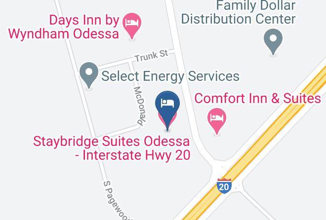 Ector - Staybridge Suites Odessa Interstate Hwy 20 Maps
