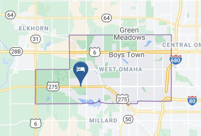 Staybridge Suites Omaha West Map