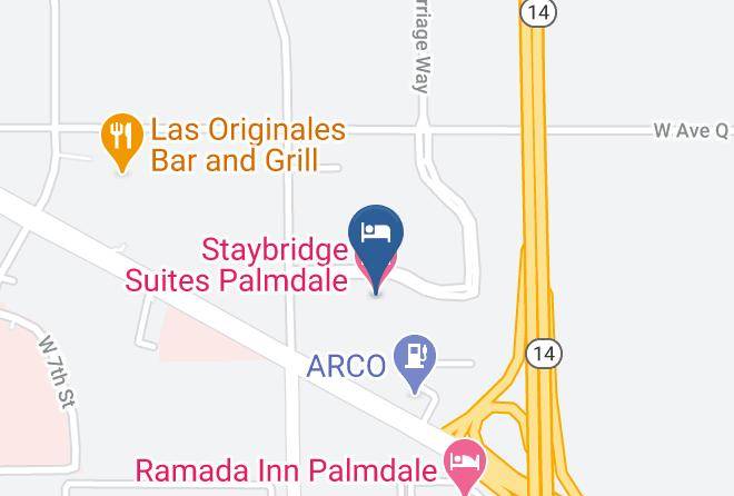Los Angeles - Staybridge Suites Palmdale Maps