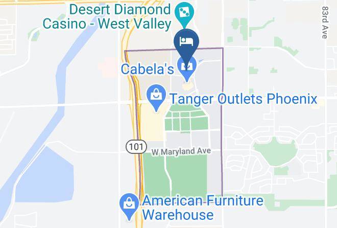 Maricopa - Staybridge Suites Phoenix Glendale Sports Dist Maps