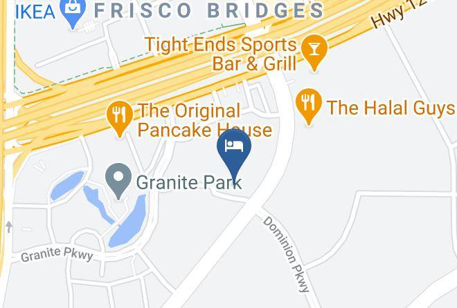 Staybridge Suites Plano Legacy West Area Map