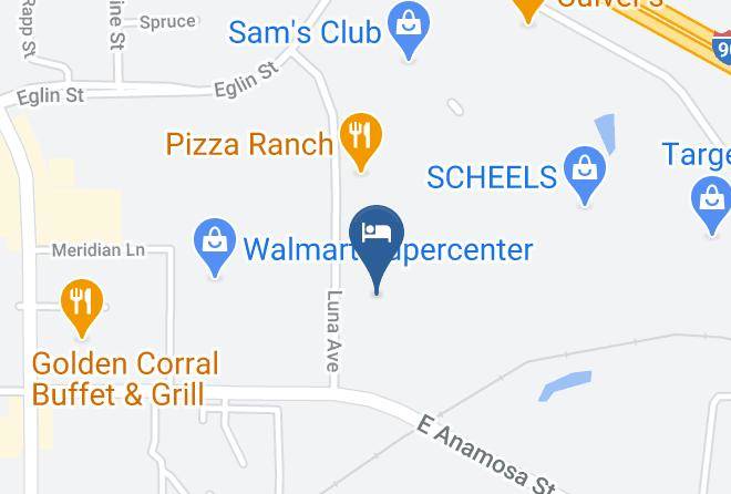 Staybridge Suites Rapid City Rushmore Map