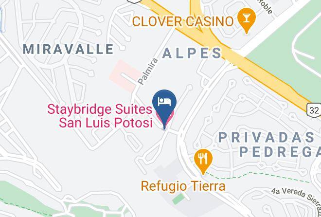 San Luis Potosi - Staybridge Suites San Luis Potosi Maps