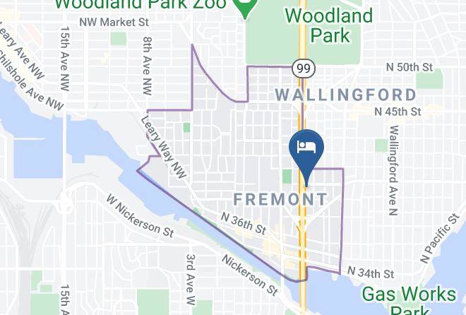King - Staybridge Suites Seattle Fremont Maps