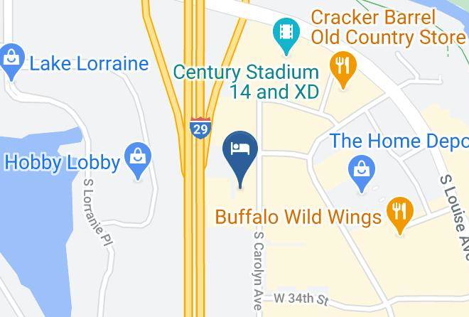 Minnehaha - Staybridge Suites Sioux Falls At Empire Mall Maps