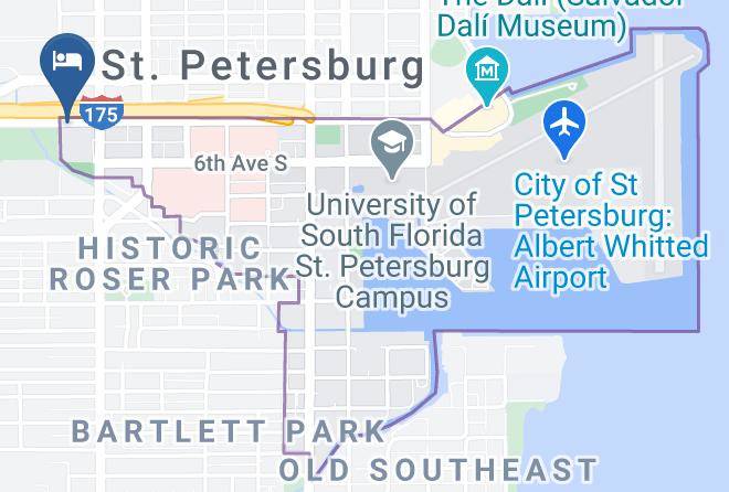 Pinellas - Staybridge Suites St Petersburg Downtown Maps