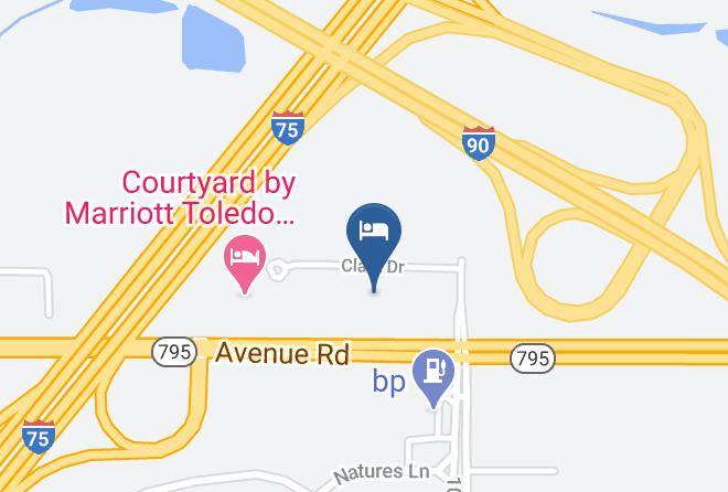 Wood - Staybridge Suites Toledo Rossford Perrysburg Maps