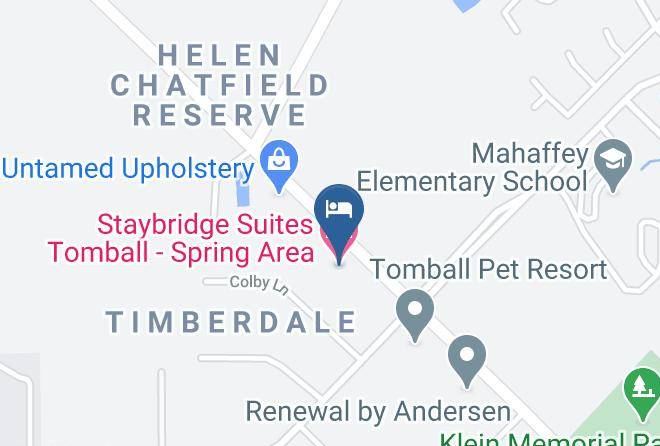 Staybridge Suites Tomball Spring Area Map