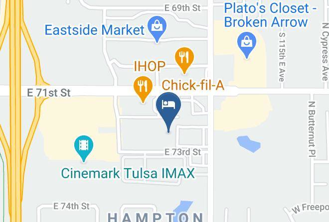 Tulsa - Staybridge Suites Tulsa Woodland Hills Maps