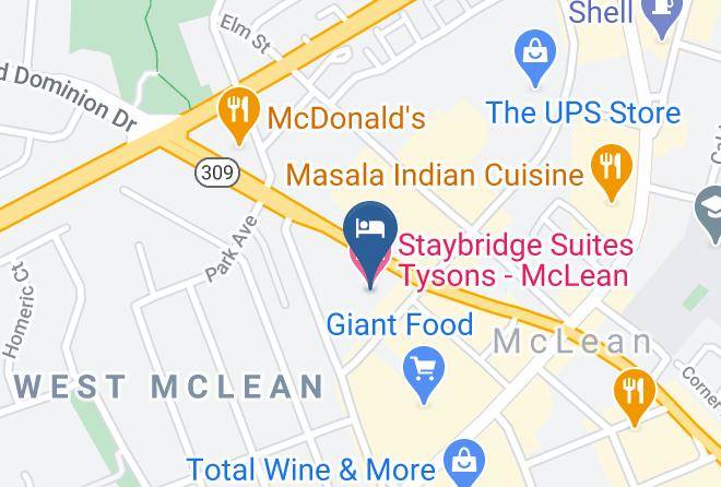 Fairfax - Staybridge Suites Tysons Mclean Maps