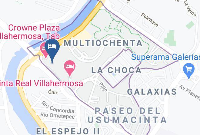 City Centre - Staybridge Suites Villahermosa Maps