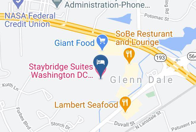 Prince George S - Staybridge Suites Washington D C Greenbelt Maps