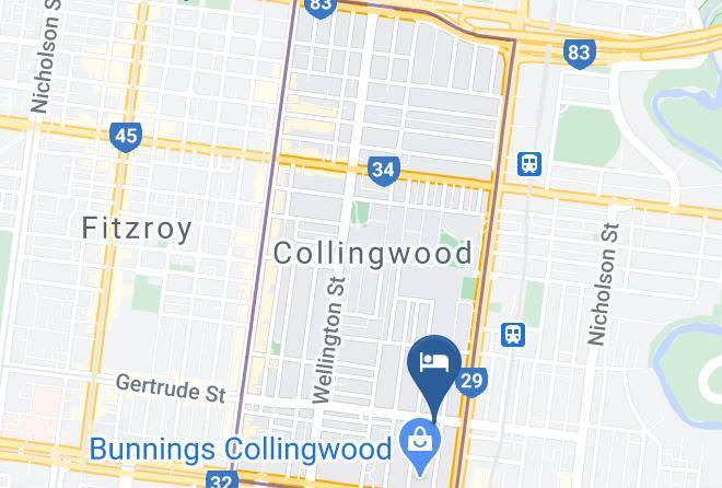 Staycentral Collingwood Central Silos On Islington Map